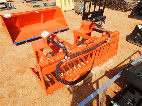 used skid steer rock bucket